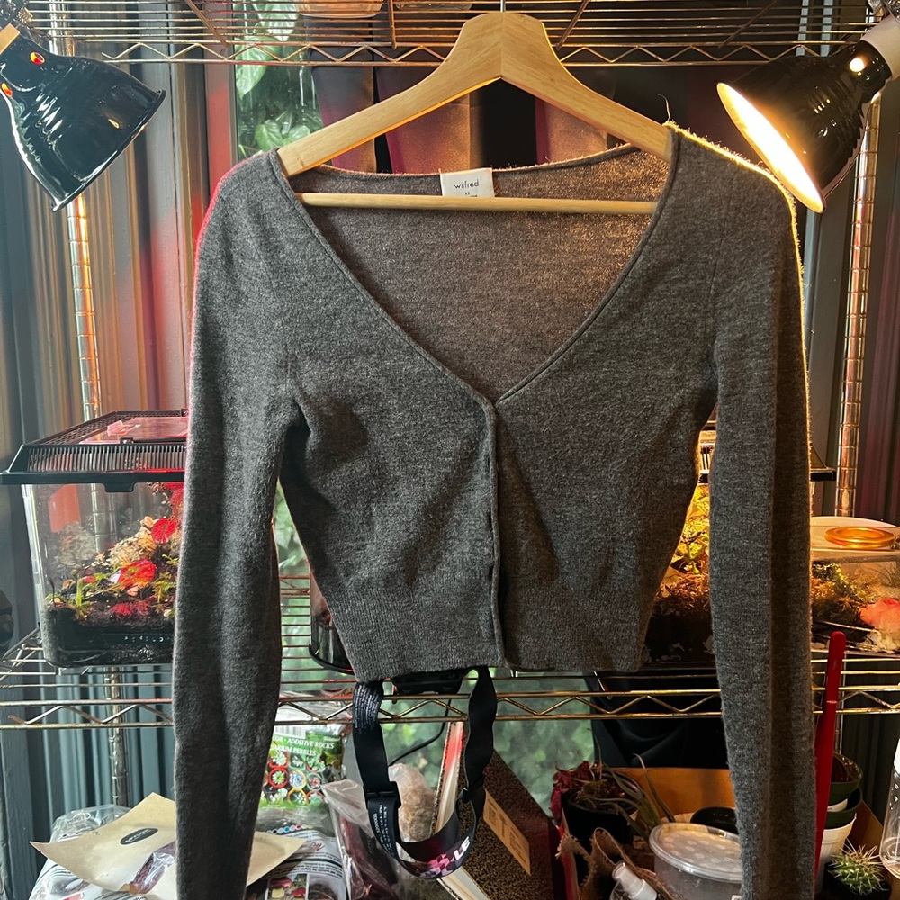 Aritzia wool and cashmere cardigan